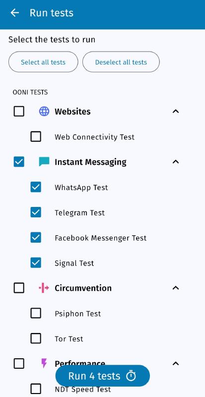 Choose instant messaging