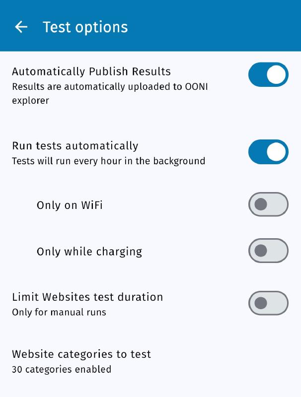 Disable limit test duration
